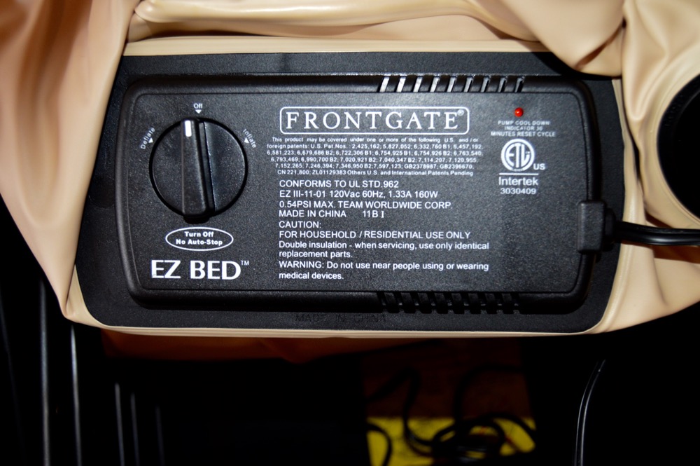 frontgate portable bed