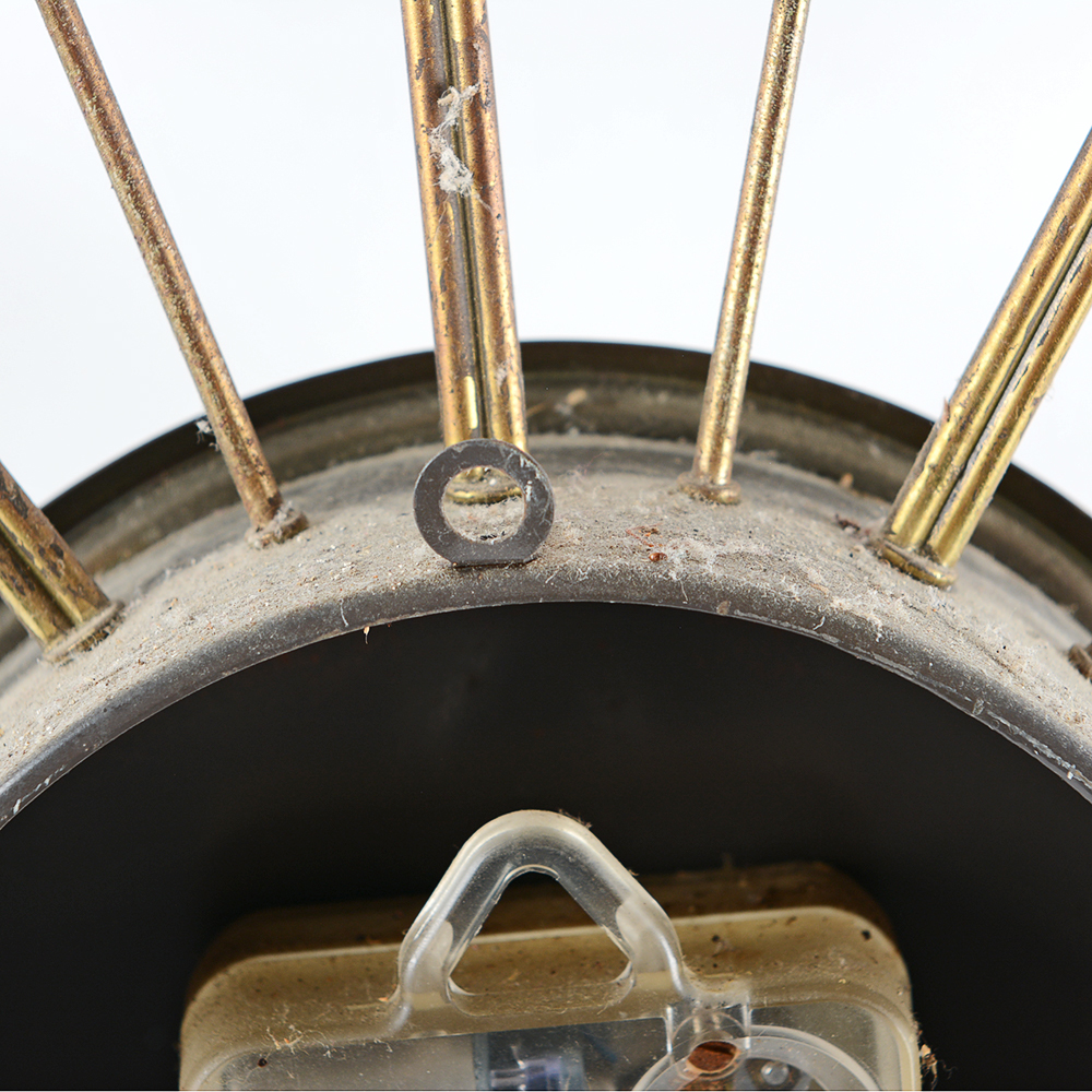 Vintage Elgin Sunburst Wall Clock EBTH