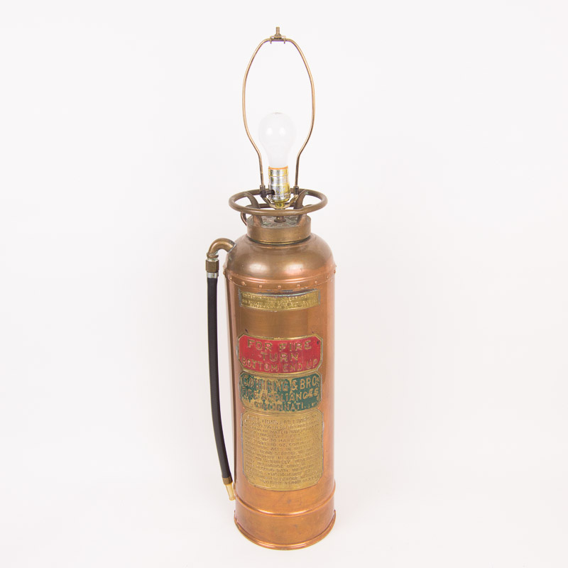 Vintage Fire Extinguisher Lamp EBTH