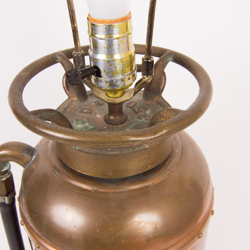 Vintage Fire Extinguisher Lamp EBTH