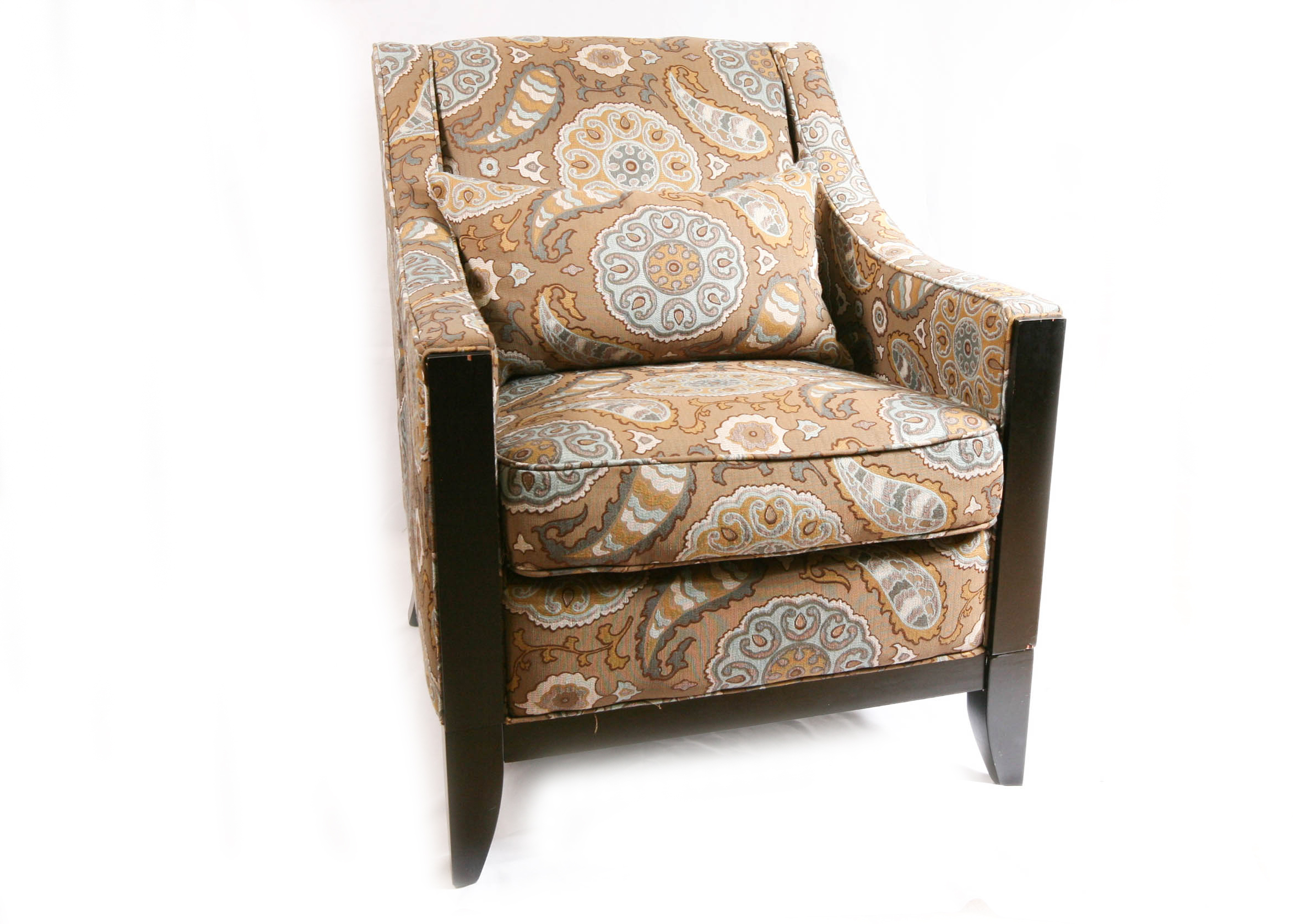 Paisley Upholstered Armchair EBTH