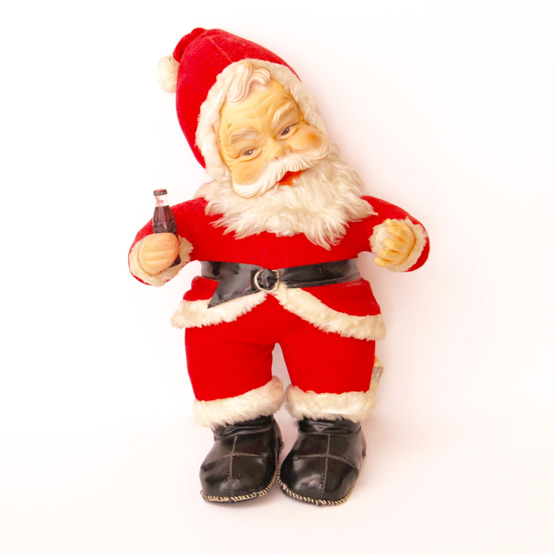 vintage coca cola santa claus doll