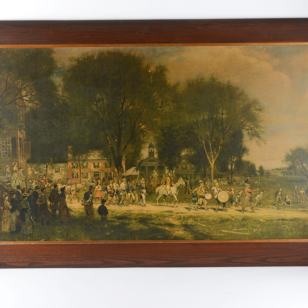 Reofect Textured Reproduction of Alfred Cornelius Howland's ''Fourth of