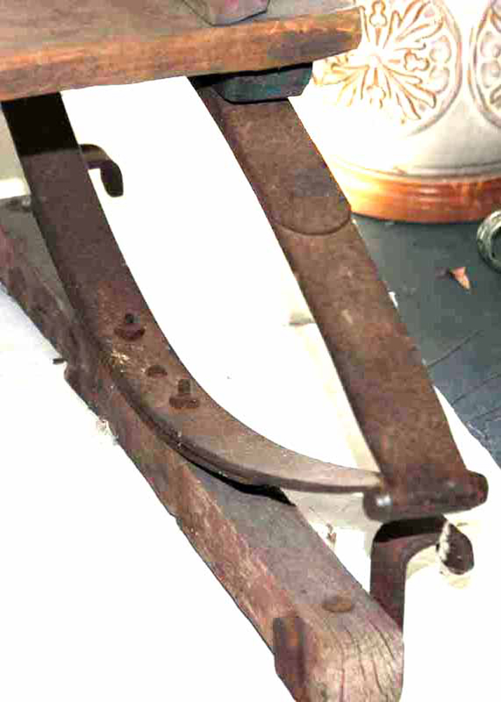 Antique Buggy or Wagon Buckboard Seat with Leaf Springs EBTH