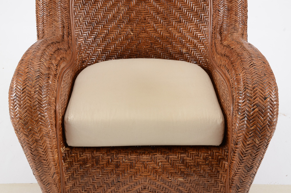 Pair of Pottery Barn Wicker Chairs EBTH