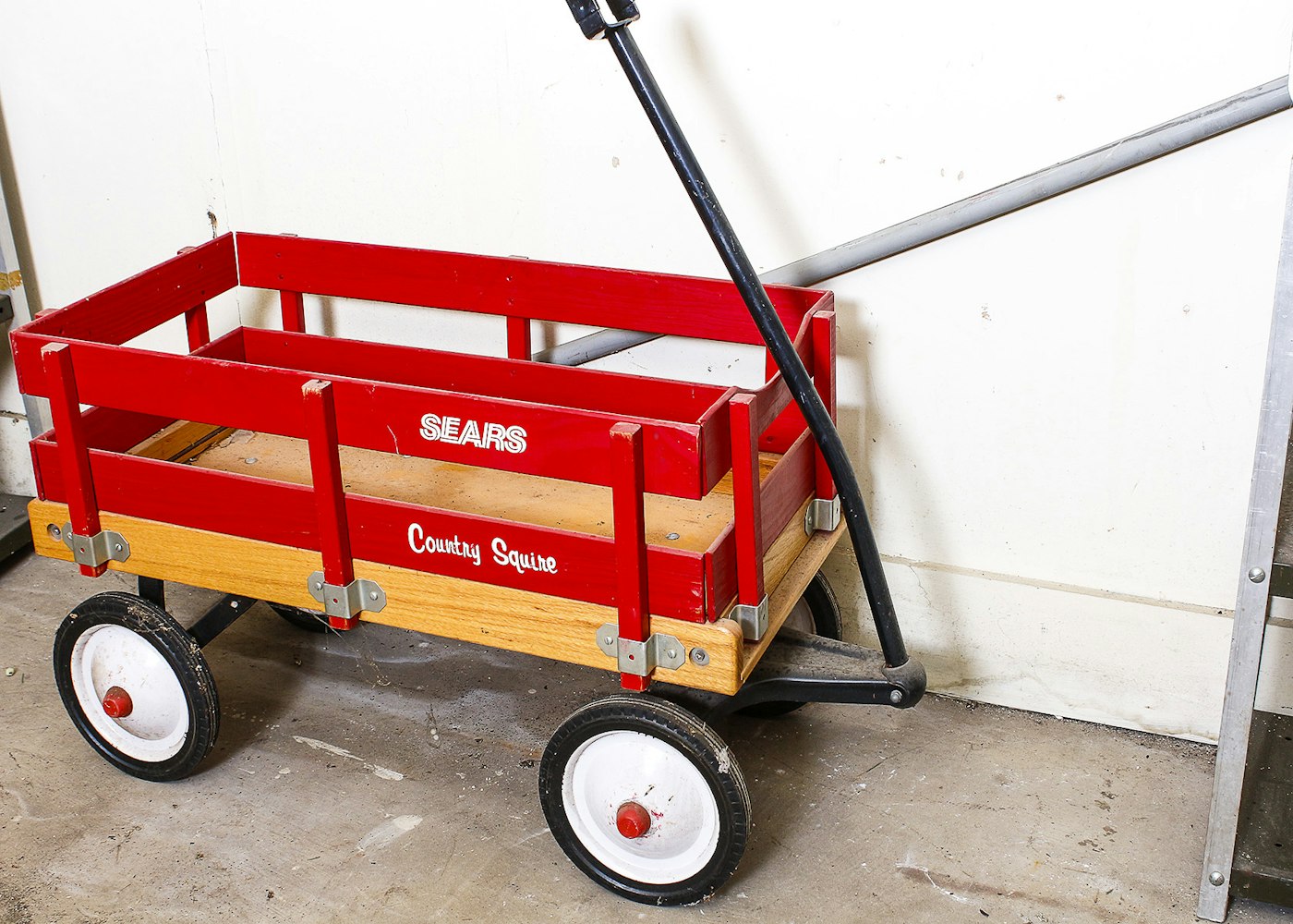 Vintage Sears Country Squire Red Wagon Ebth