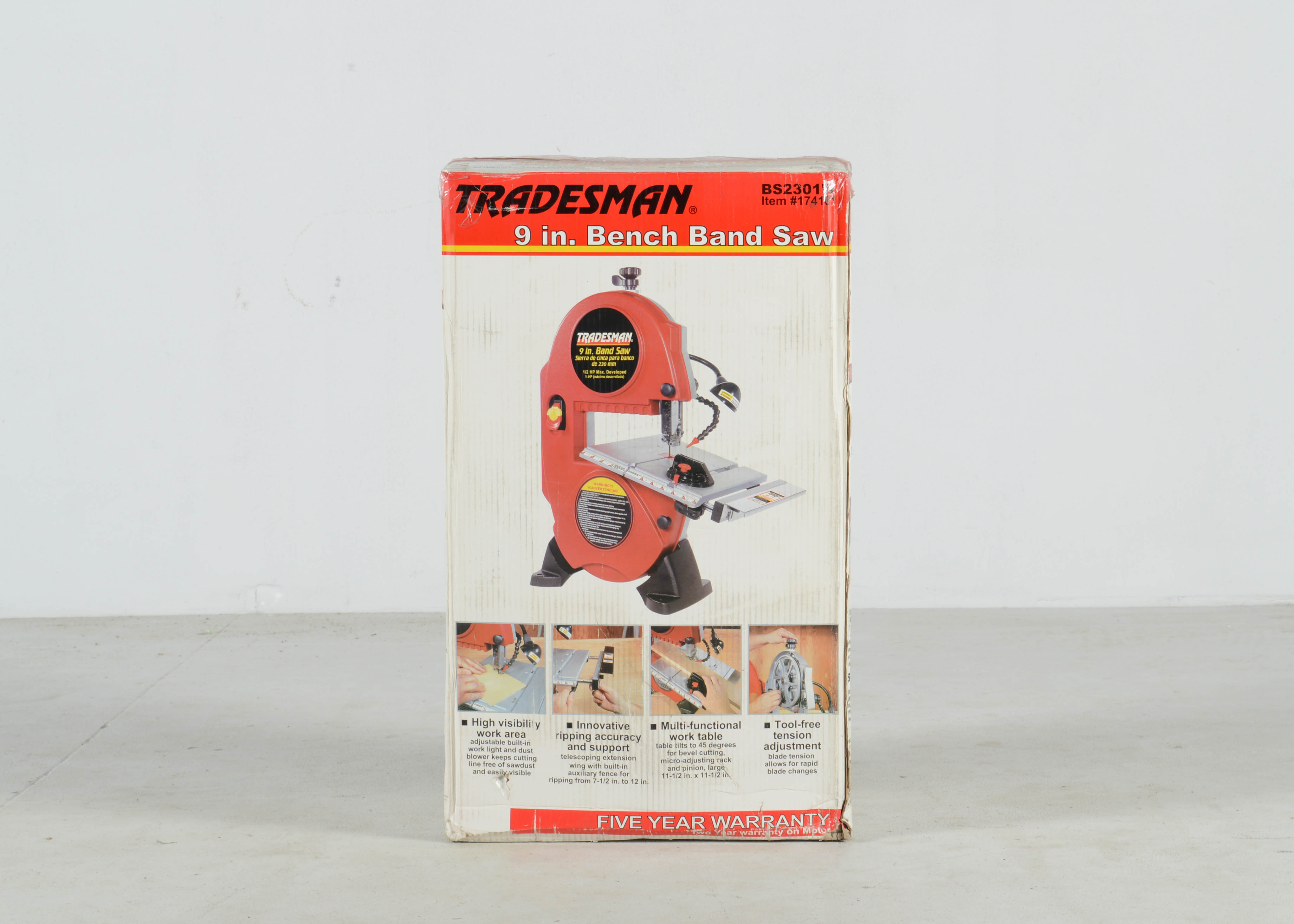 Tradesman 9" Band Saw EBTH