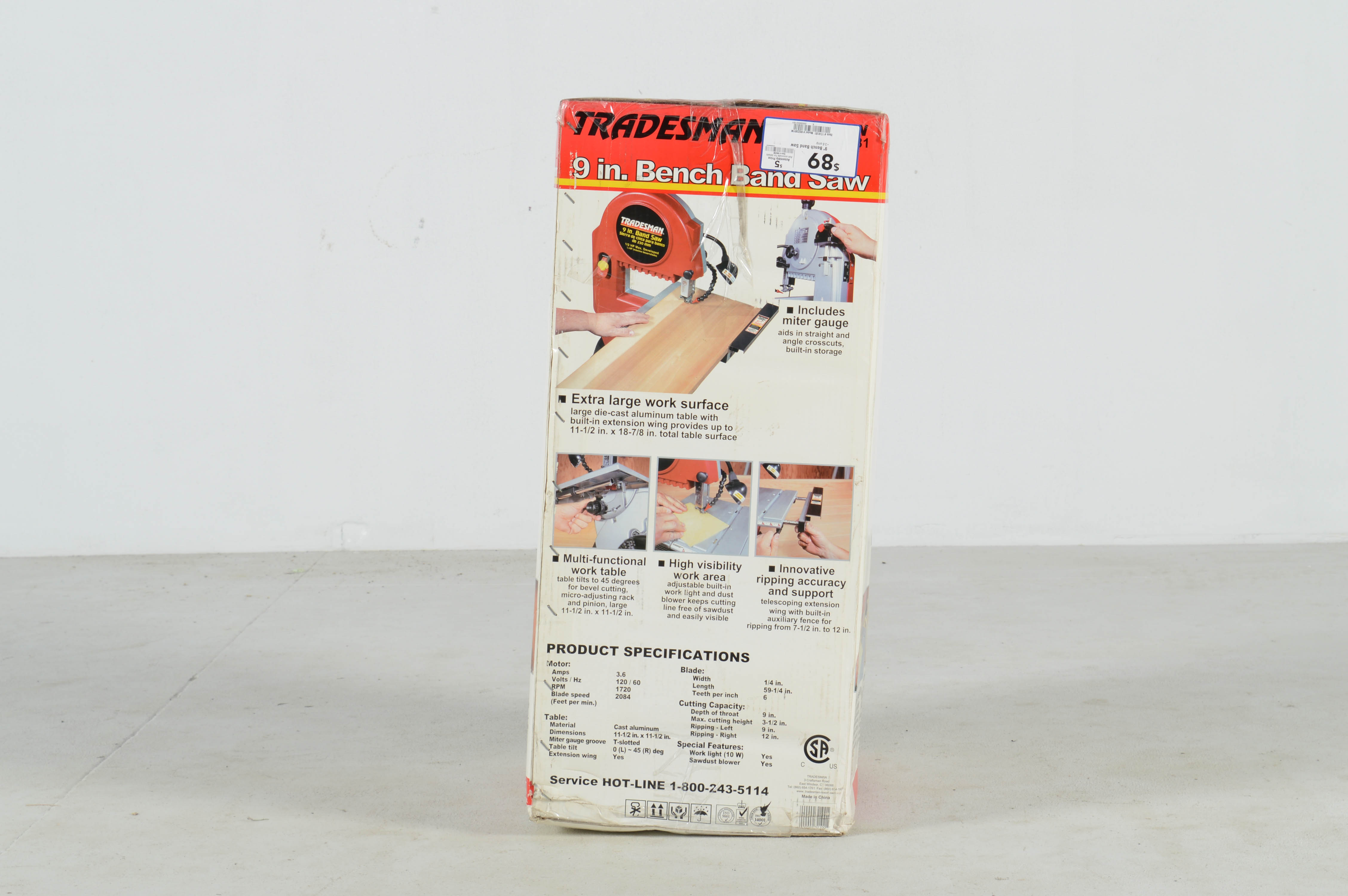 Tradesman 9" Band Saw EBTH