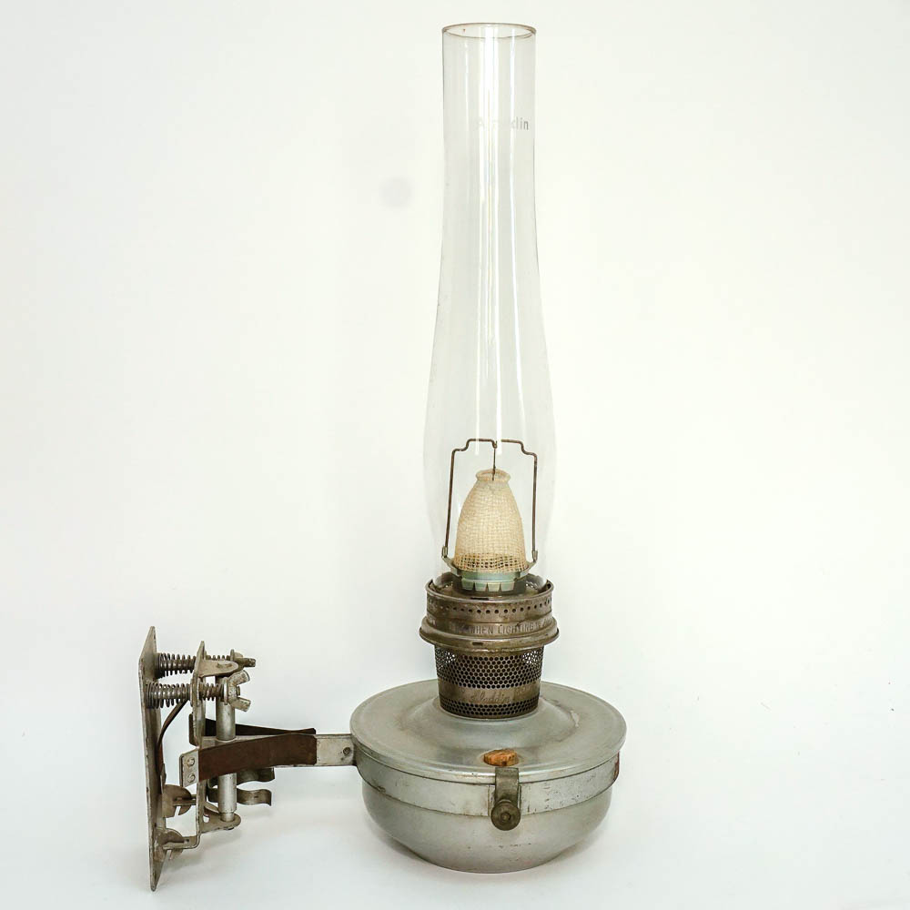 Antique Train Passenger Car Oil Lamp Ebth