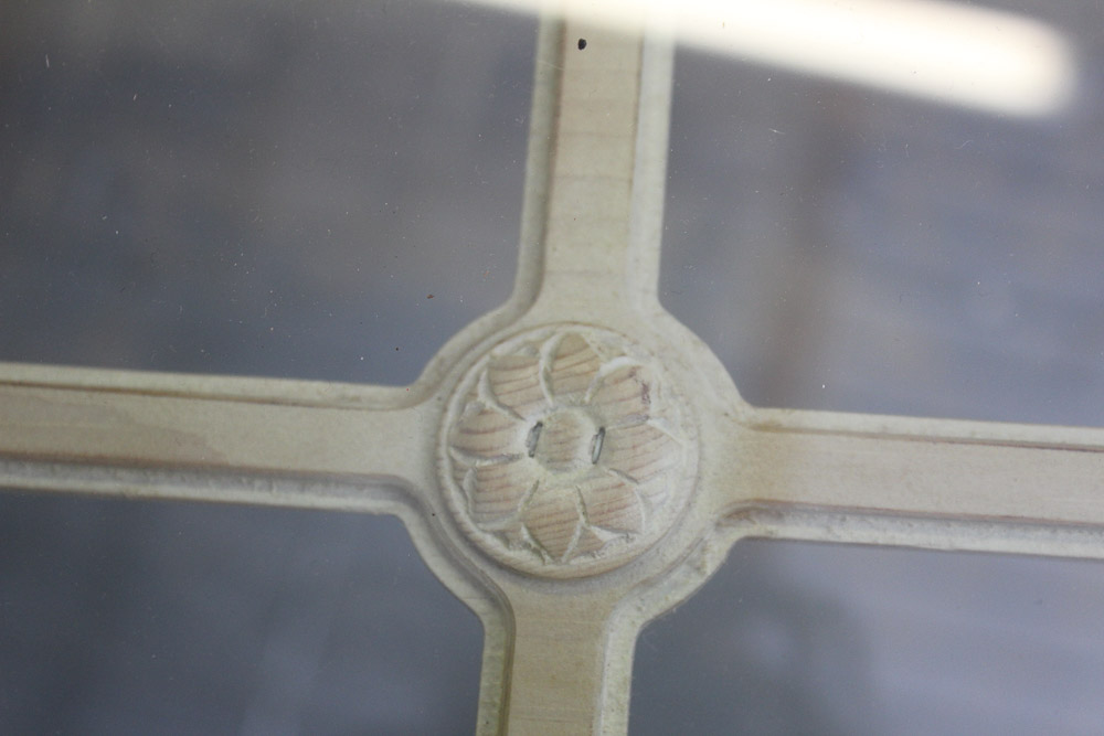 White Pine Glass Dining Table | EBTH