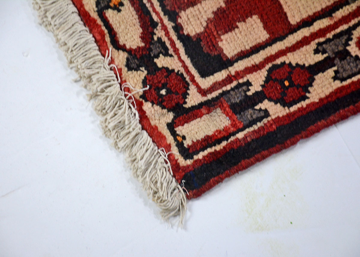 Antique Handmade Bakhtiari Iranian Rug EBTH