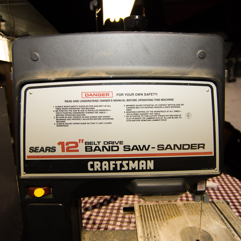 Craftsman 12Inch Belt Drive Band SawSander EBTH