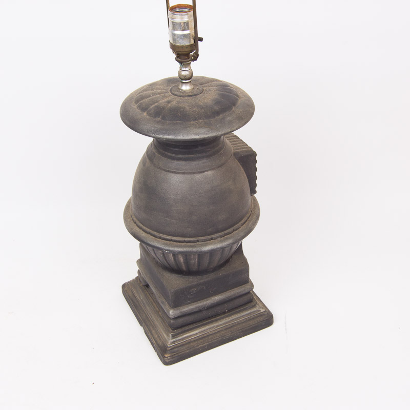 Vintage Cast Iron Stove Lamp EBTH