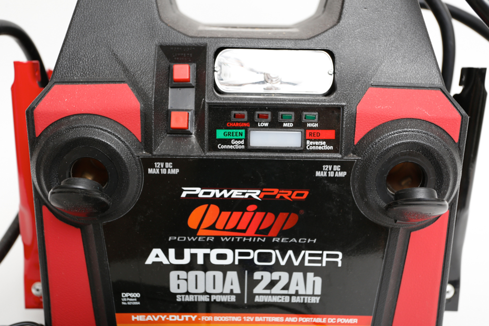Quipp Autopower Heavy Duty 12V Booster and DC Power Car Battery in Box EBTH