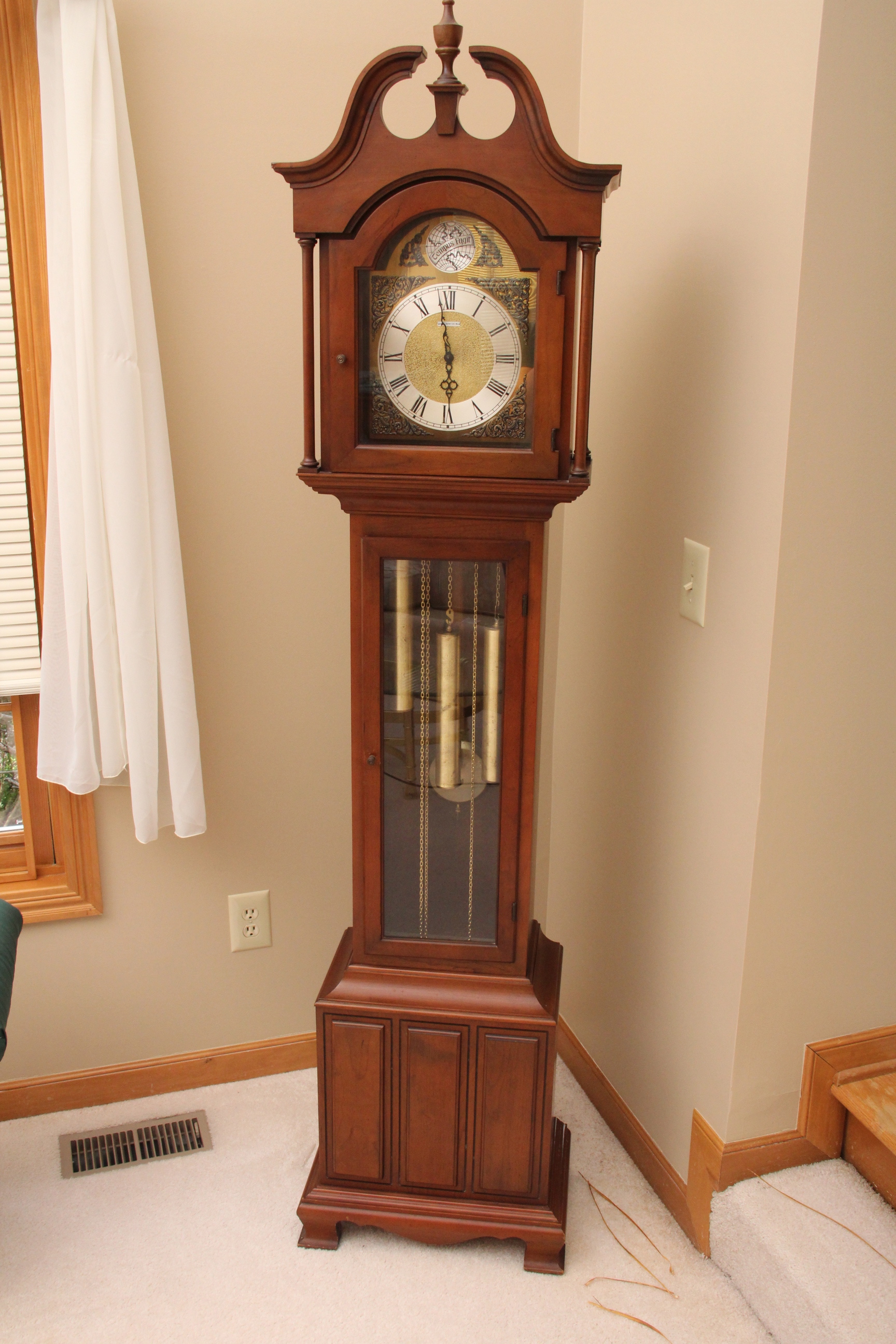 Howard Miller Barwick Maple Grandfather Clock EBTH