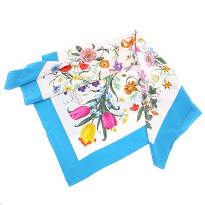 Gucci Floral Scarf