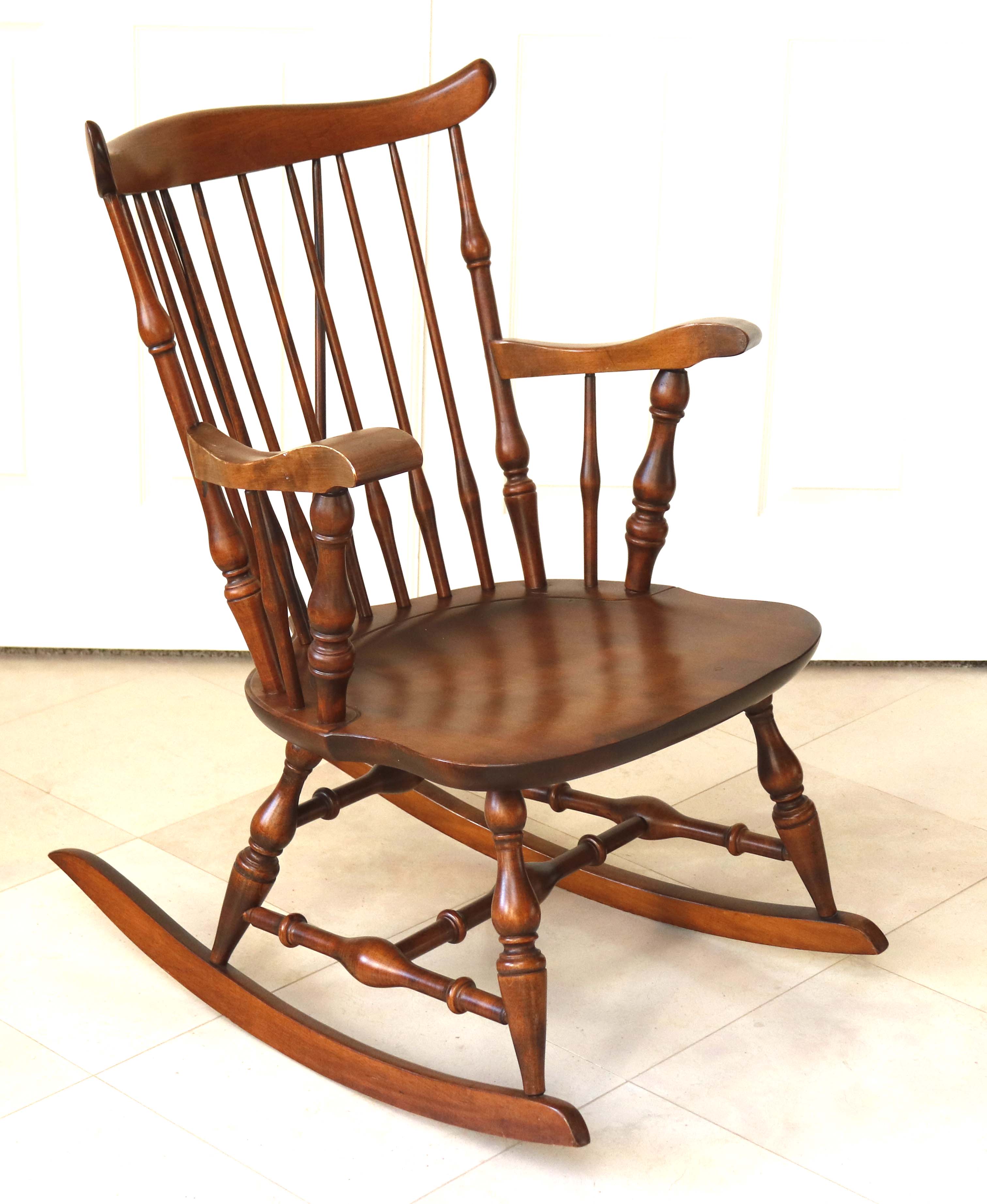 Nichols & Stone Co. Windsor Style Rocking Chair EBTH