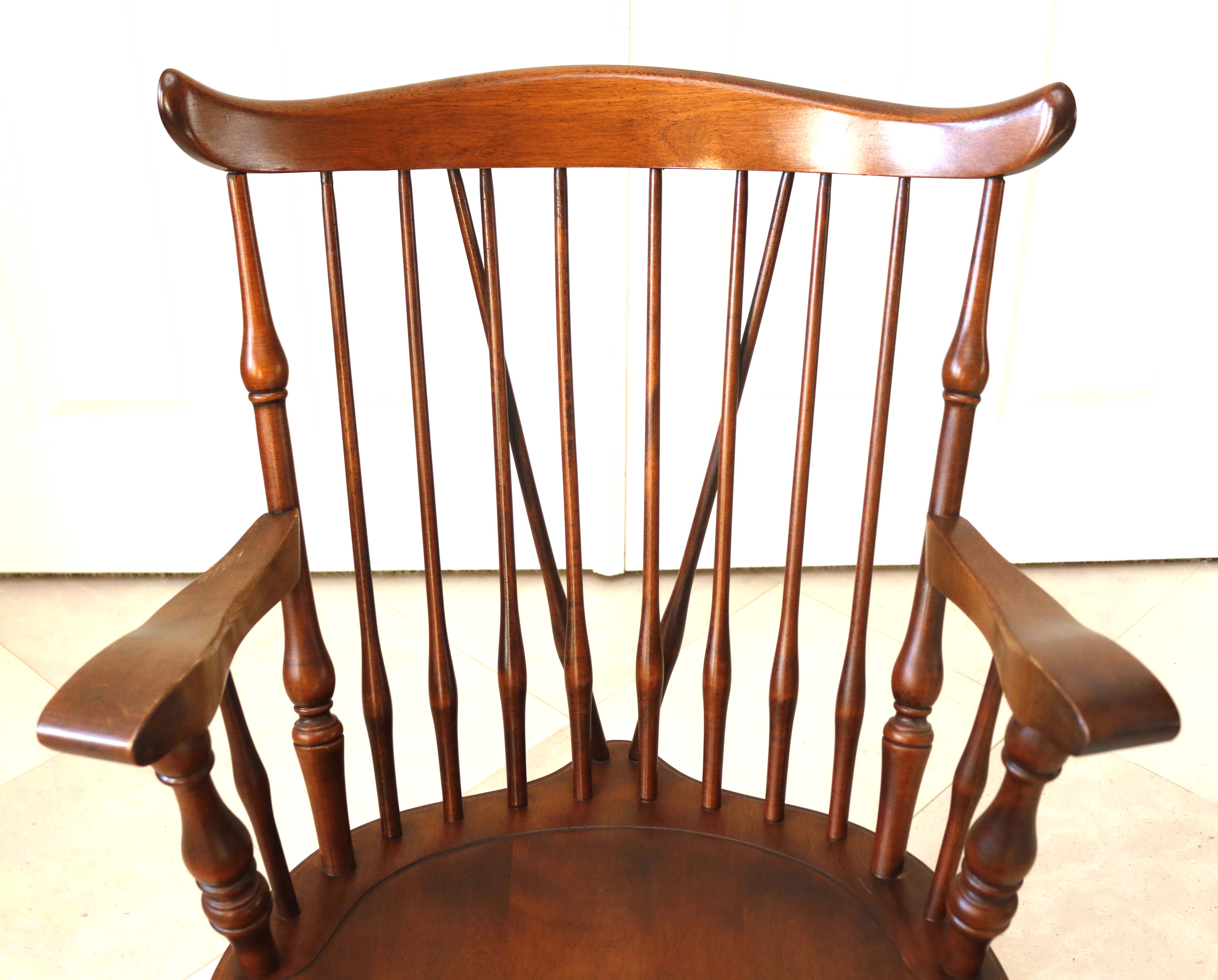 Nichols & Stone Co. Windsor Style Rocking Chair EBTH