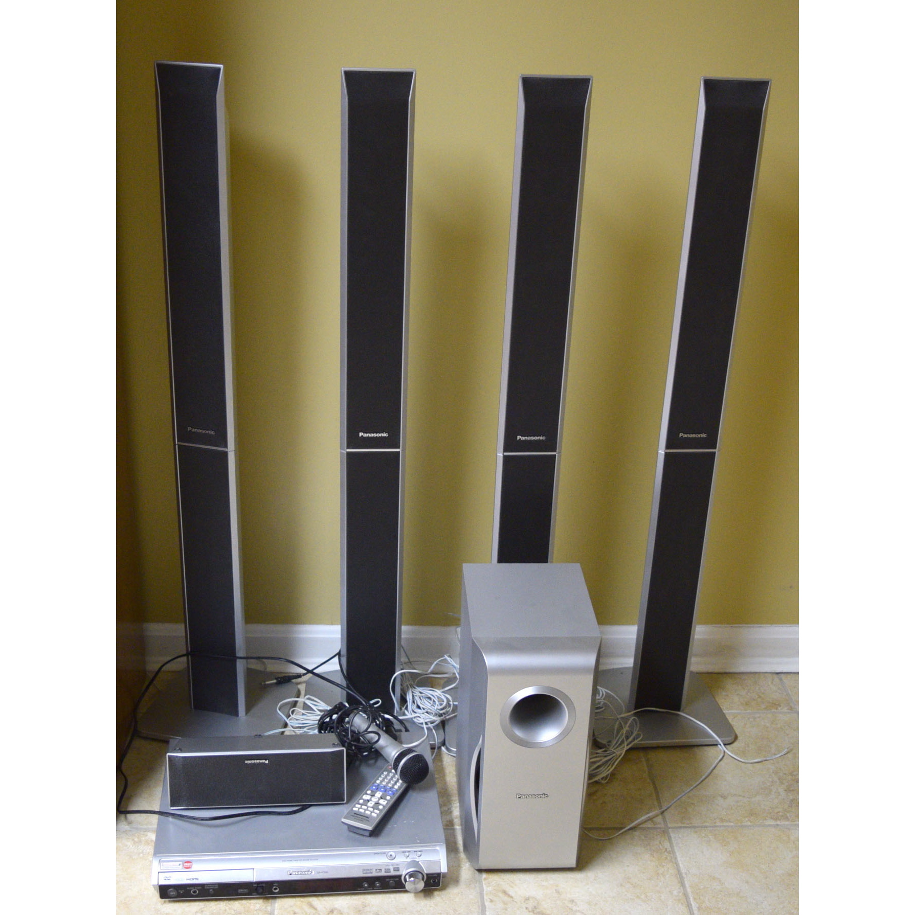 Panasonic Sa Ht 850 Dvd Home Theater Sound System Panasonic DVD Home Theater Sound System | EBTH