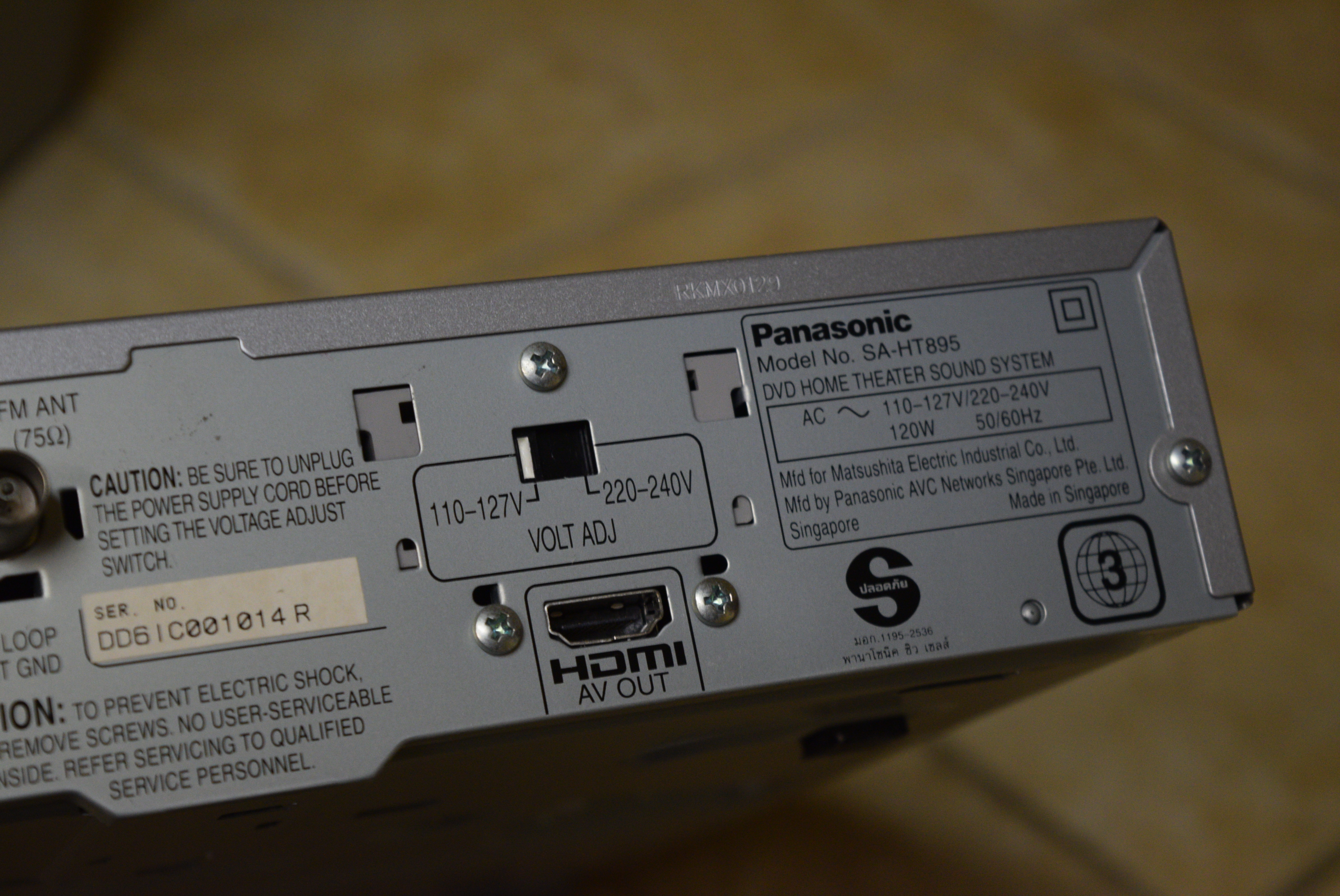 Panasonic Sa Ht 850 Dvd Home Theater Sound System Panasonic DVD Home Theater Sound System | EBTH