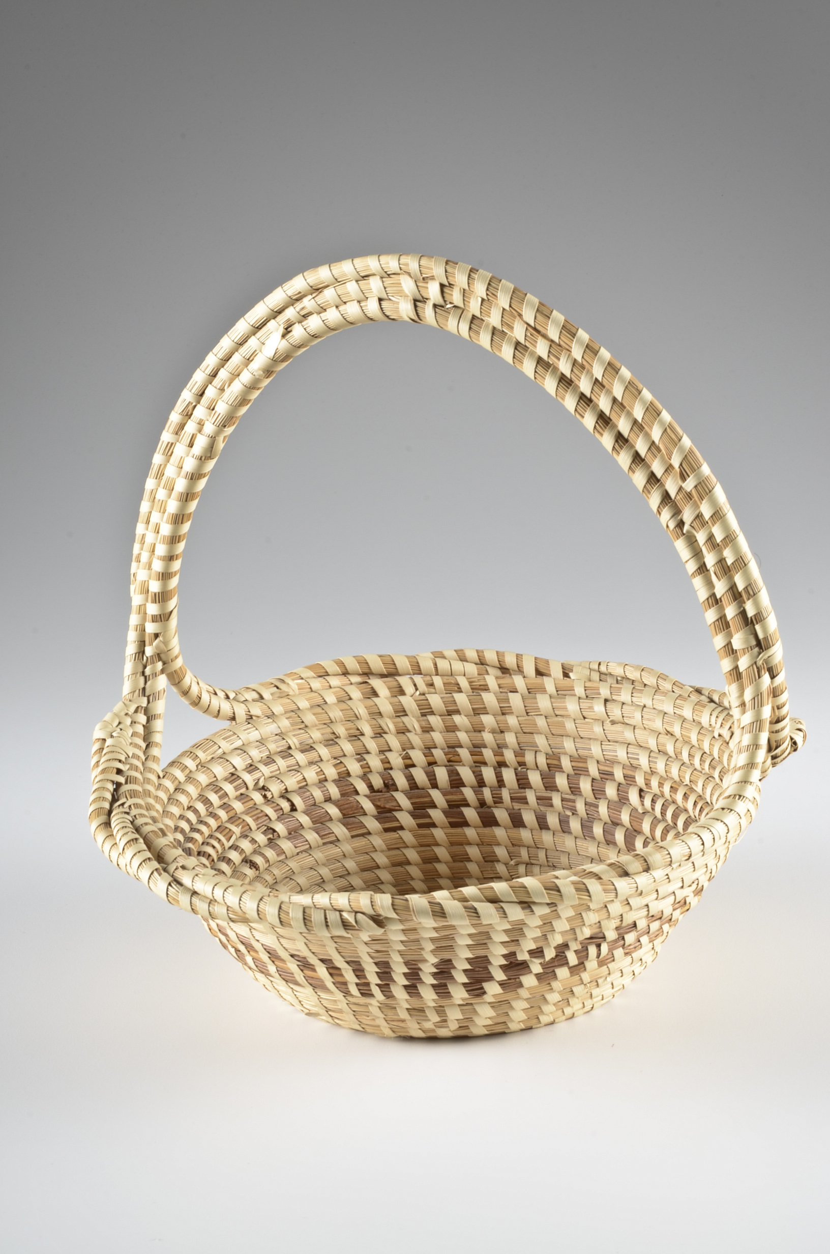Three Sawgrass Hand Baskets EBTH