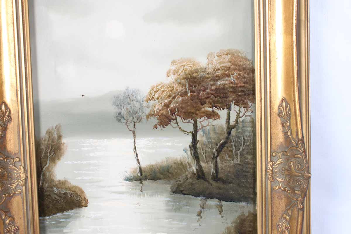 Albert Servaes Original Oil on Canvas with Frame EBTH