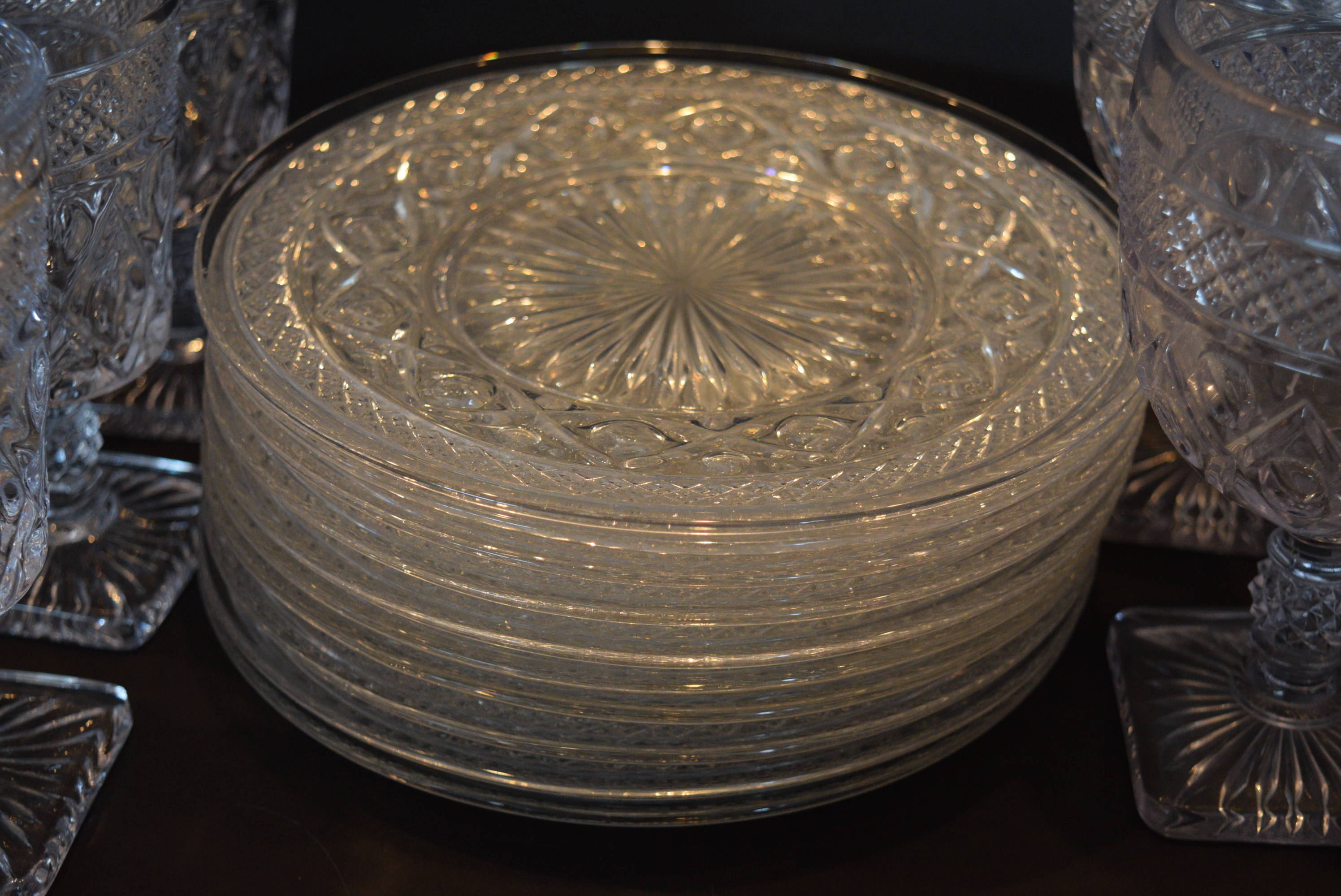 Depression Glass Dinnerware Set EBTH