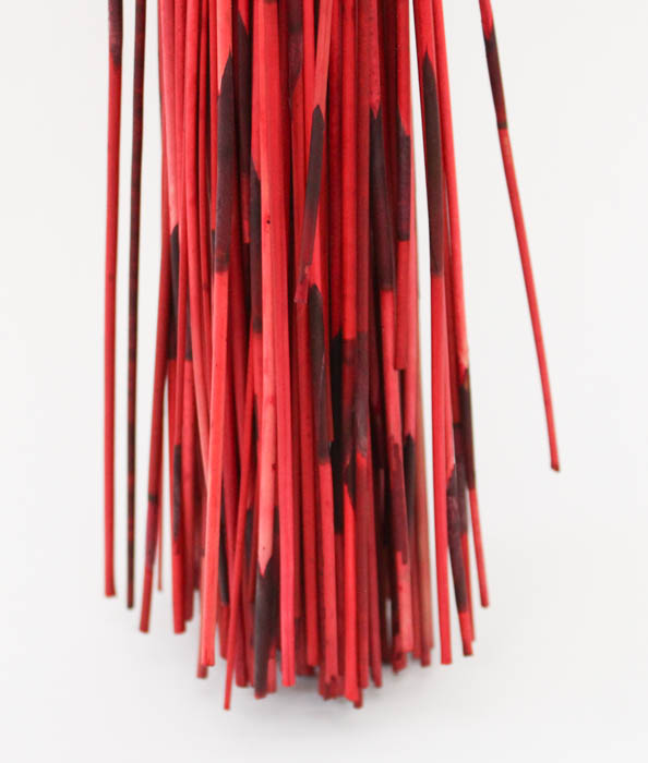 Pair of Raspberry Recycled Glass Vases by Vidrios San Miguel EBTH