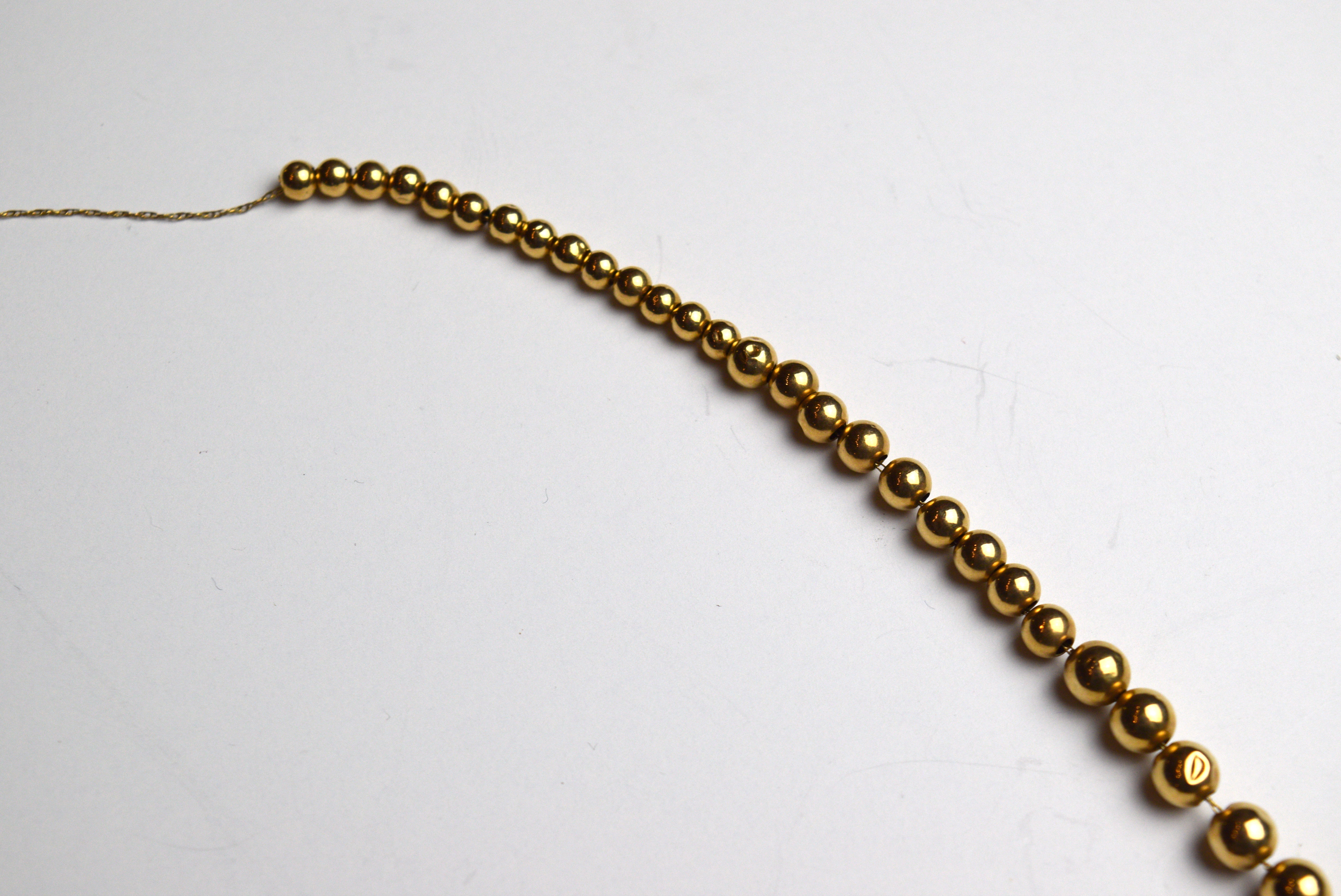 vintage add a bead necklace
