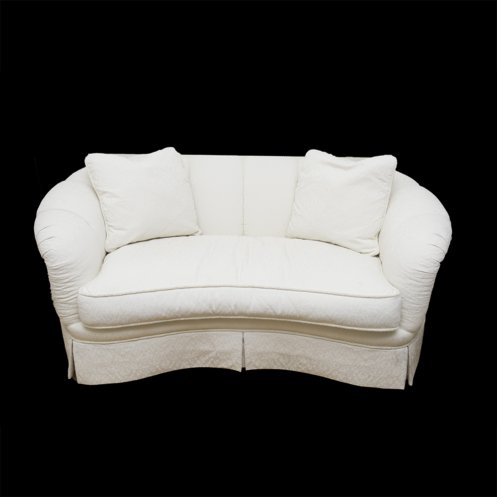Channel Back Loveseat EBTH