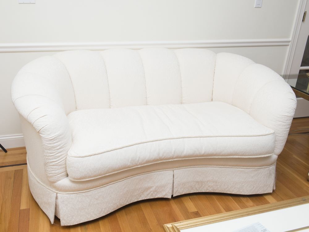 Channel Back Loveseat EBTH