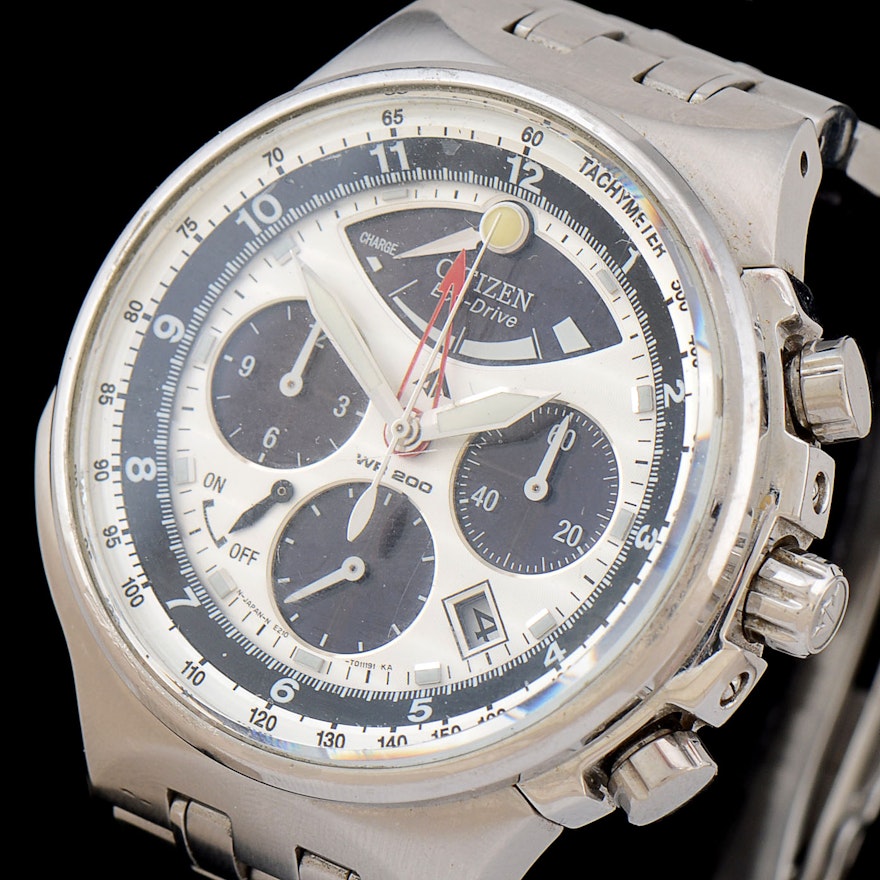 Men's Citizen Chronograph Eco Drive WR200 EBTH