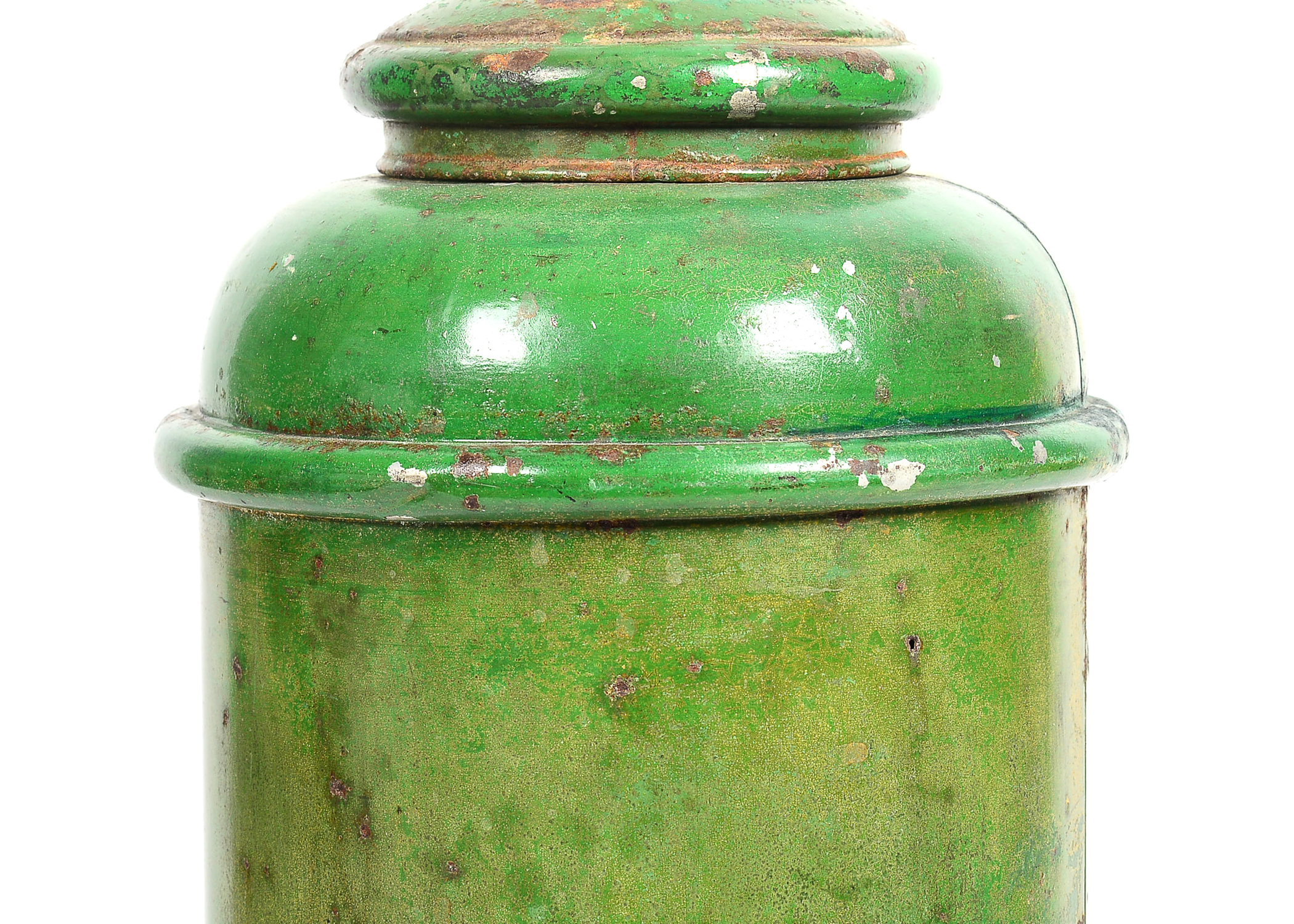 Hand Painted Tea Canister Lamp EBTH