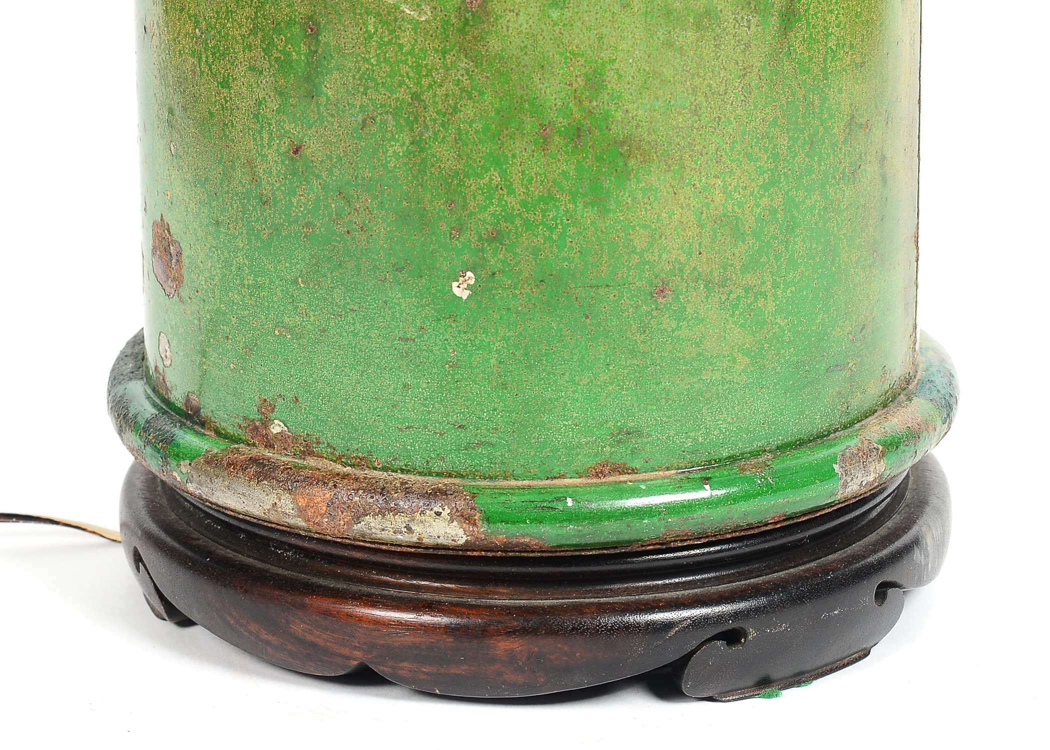 Hand Painted Tea Canister Lamp EBTH