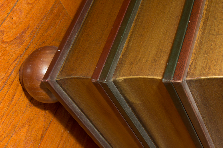 Book Stack Wooden Coffee Table EBTH