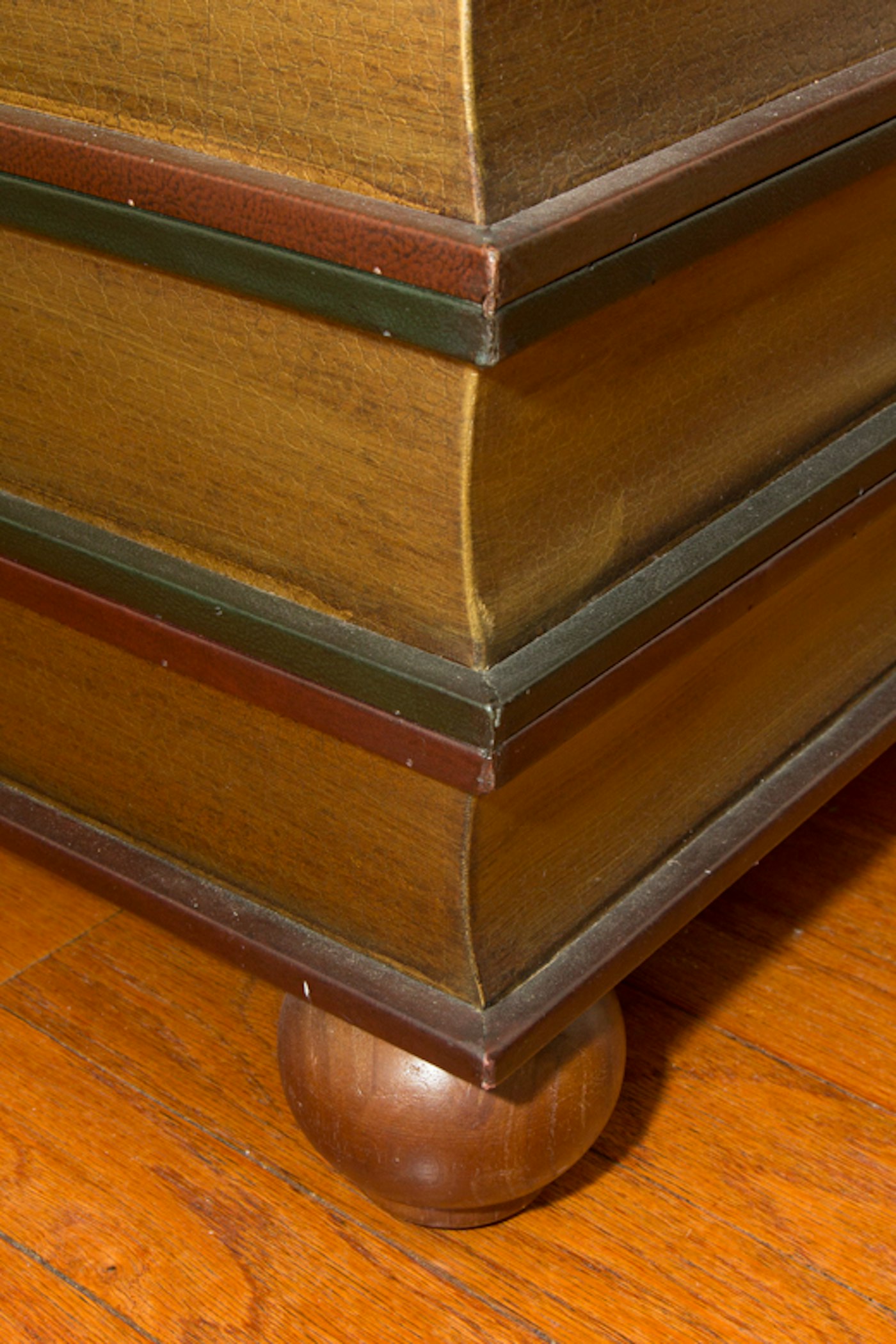 Book Stack Wooden Coffee Table EBTH