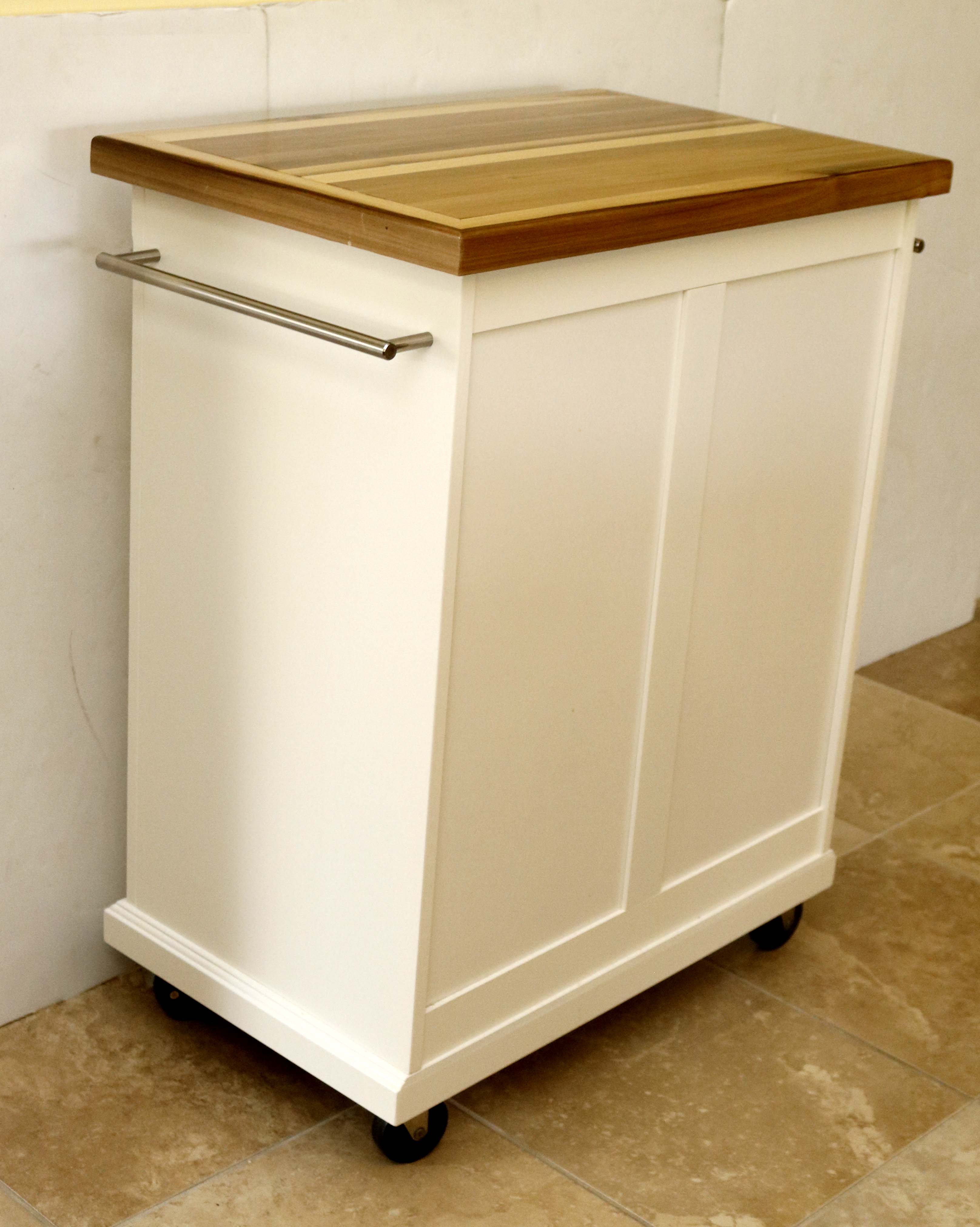Crosley White Kitchen Cart EBTH