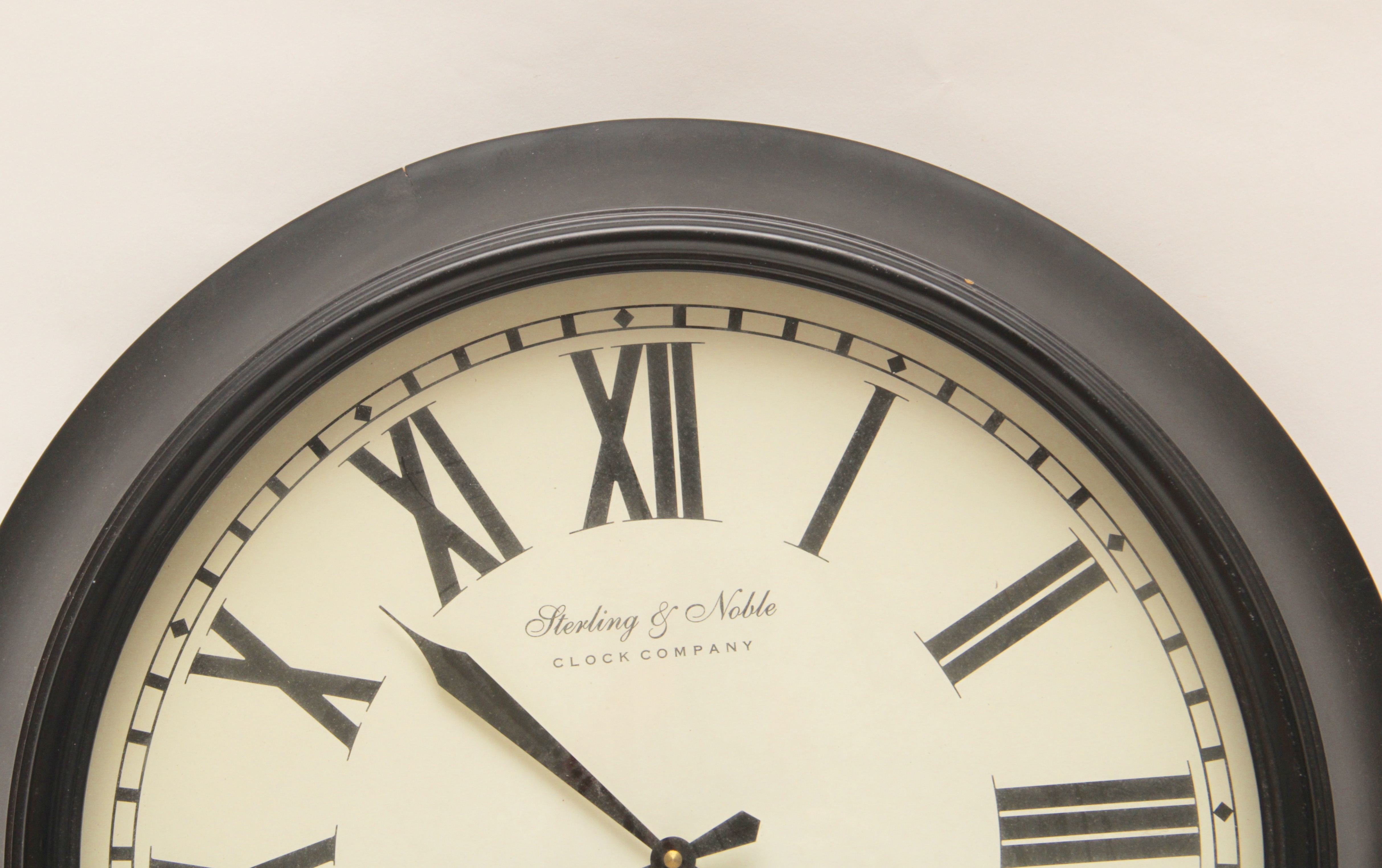 Sterling & Noble Round Wall Clock EBTH