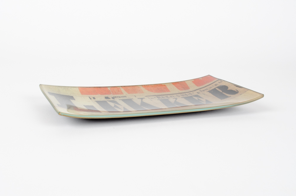 Group of John Derian Decoupage and Glass Trays EBTH