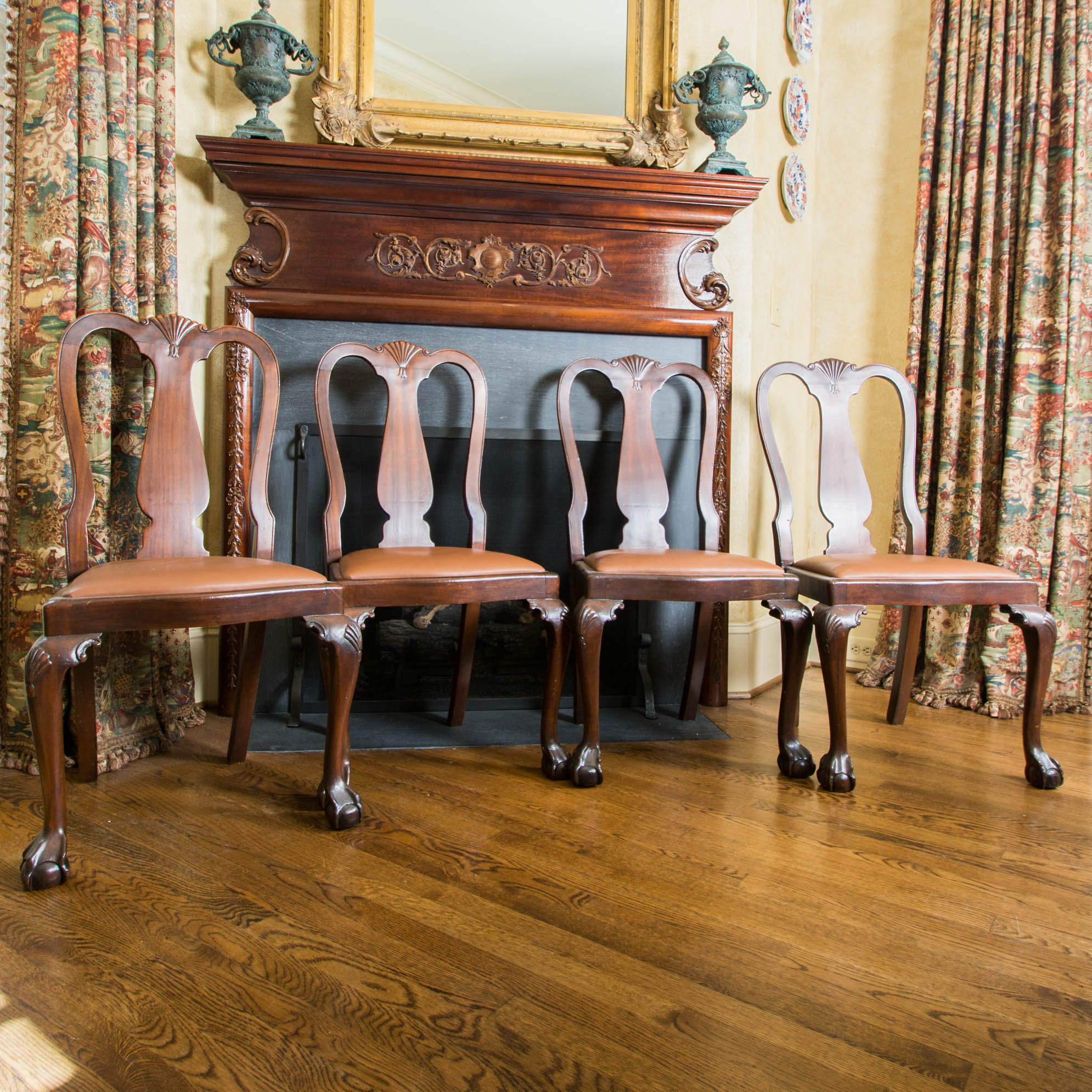 Queen Ann Style Chairs EBTH