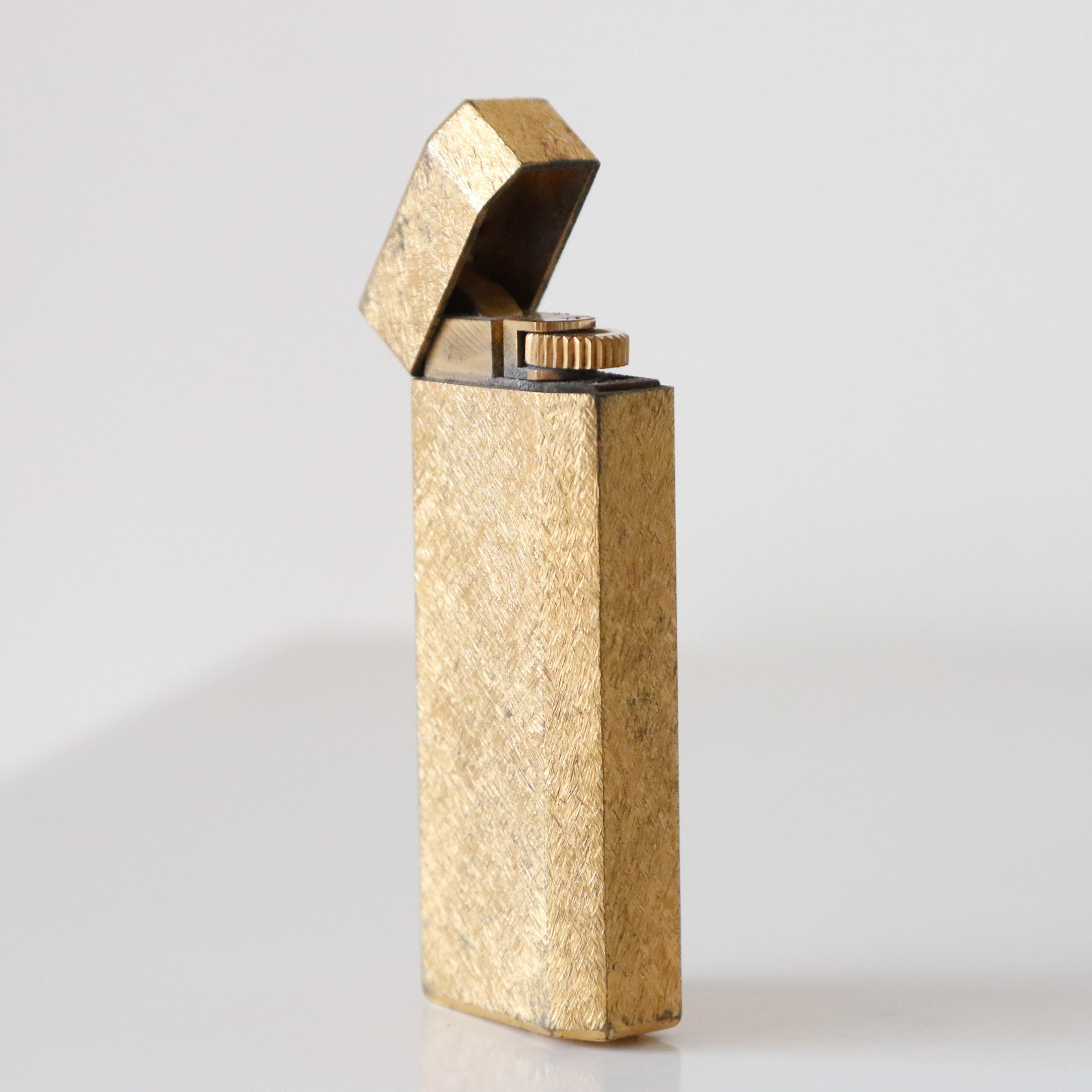 Vintage Cartier 18K Gold Plated Lighter EBTH