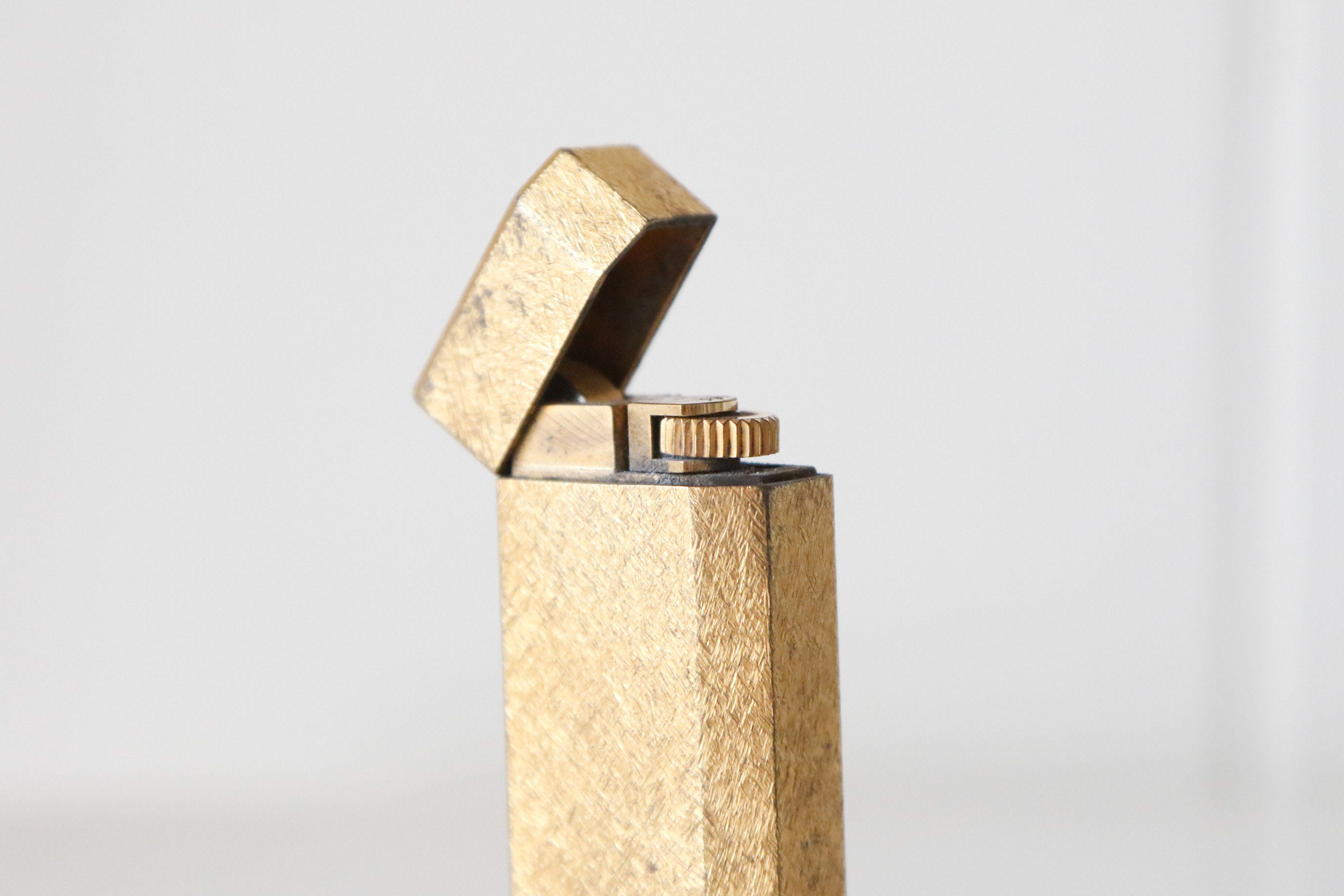 Vintage Cartier 18K Gold Plated Lighter EBTH