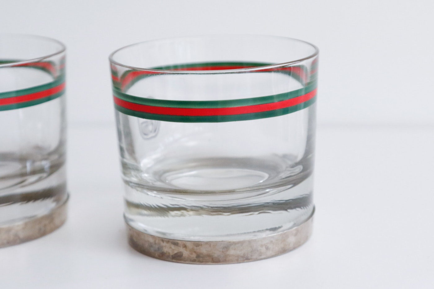 vintage gucci drinking glasses