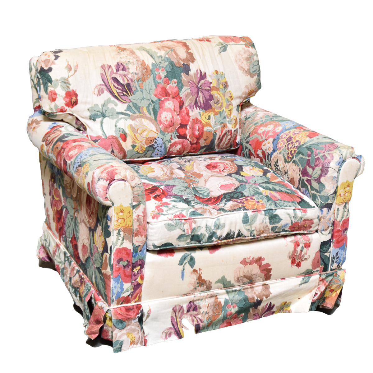 Warners Floral Upholstered Armchair | EBTH