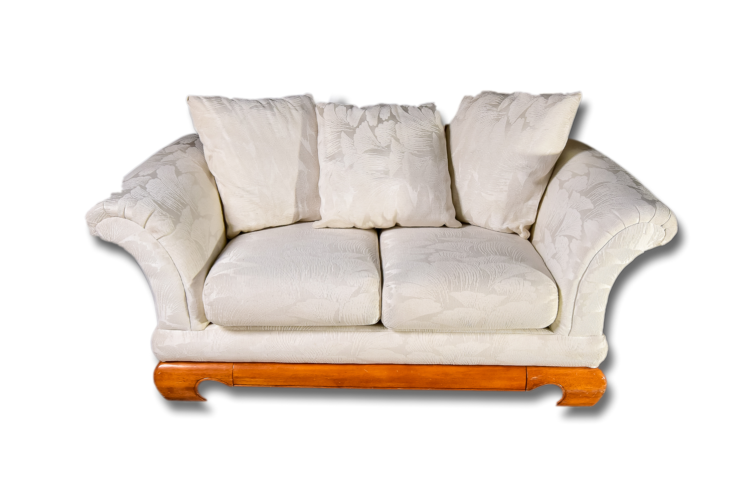 International Furniture White Loveseat EBTH