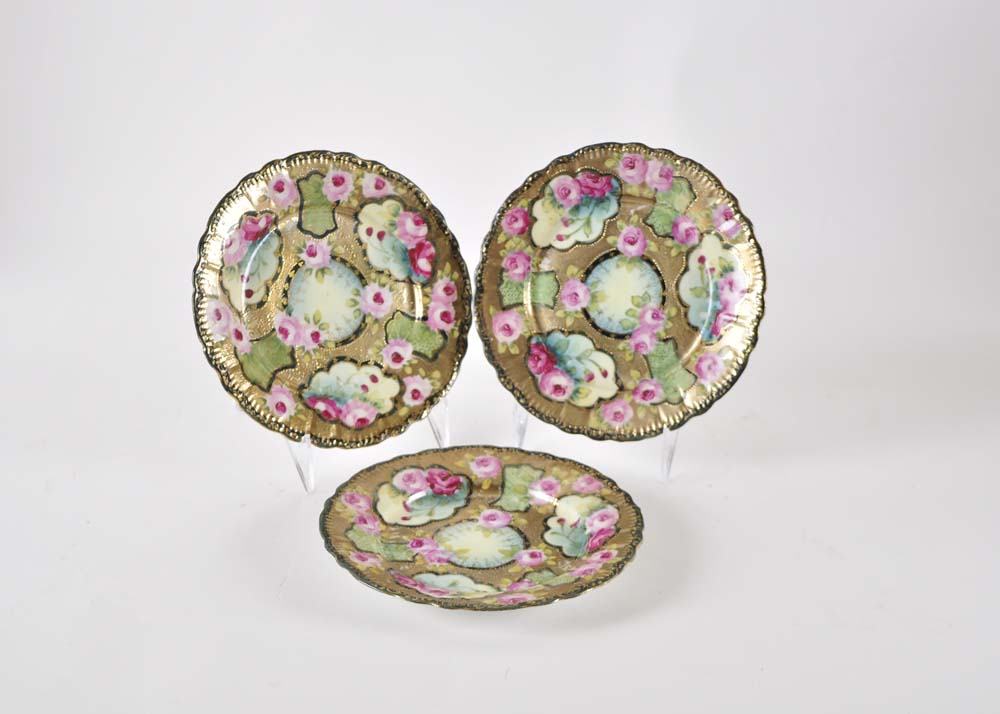 Vintage Icoe and Company Japanese Hand Painted Plates EBTH