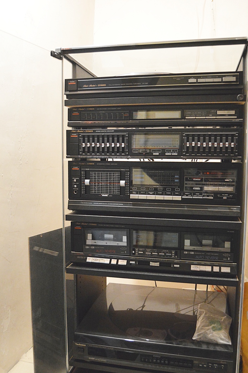 Fisher Stereo System with Technics Turntable, Components EBTH