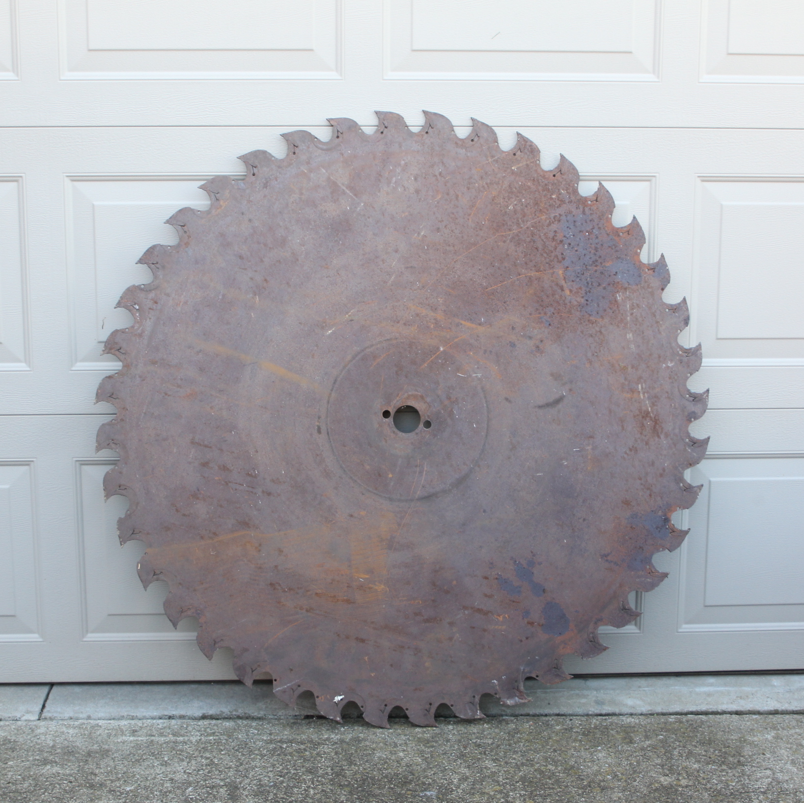 Industrial Style Vintage Saw Mill Blade EBTH