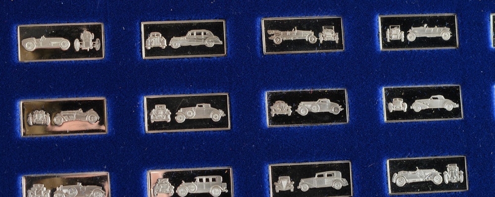 Classic Car Miniature Collection Sterling Silver Classic Car Miniature Collection Sterling Silver