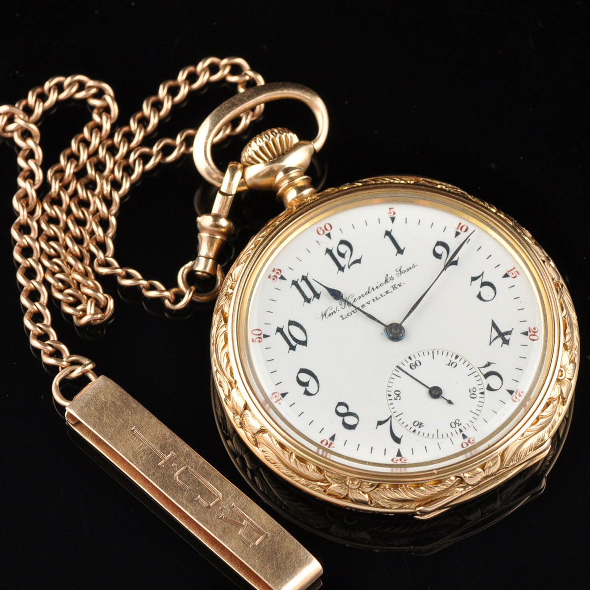 Illinois Watch Company 14K Yellow Gold Pocket Watch EBTH